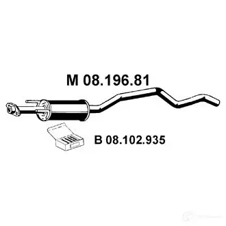 Передний глушитель VEGAZ 1437897801 9JV3 9G os300eber