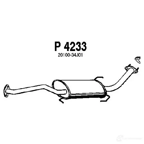 Передний глушитель VEGAZ 1437897706 R FWWYQD ds149 изображение 0