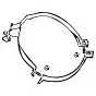Кронштейн крепления глушителя VEGAZ 1 GF1Z bm110 1437865913