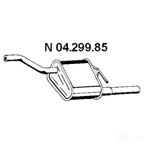 Задний глушитель VEGAZ fs455eber JQAE H 1437900149