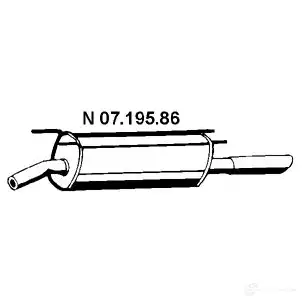 Задний глушитель VEGAZ 1437853526 DC ITD os371eber