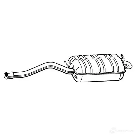 Задний глушитель VEGAZ 1437854555 K05G 6PI fs568
