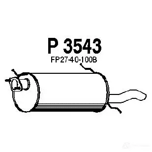 Задний глушитель VEGAZ 1437854859 mzs146 7 S5A1