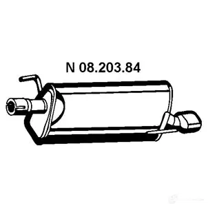 Задний глушитель VEGAZ os620eber 1437856368 F8DMG T