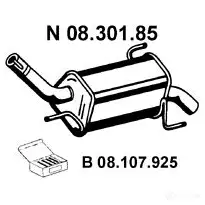 Задний глушитель VEGAZ 1437856626 QMRR 4 os477ebern