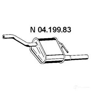Задний глушитель VEGAZ 1437898989 fs450eber 4QW2E1 R
