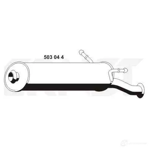 Задний глушитель VEGAZ cs171ebern 1437855602 W2WU FT изображение 0