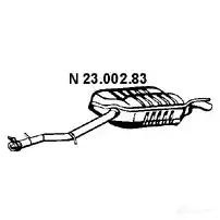 Задний глушитель VEGAZ 1437857872 Q7PP 7 ms432eber
