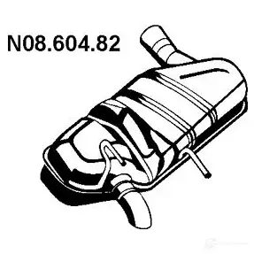Задний глушитель VEGAZ XC8 6S os604eber 1439110549 изображение 0