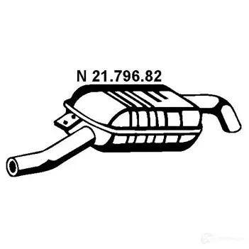 Задний глушитель VEGAZ bs239eber BWP9 6MP 1437858343