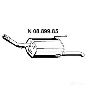 Задний глушитель VEGAZ os636eber ASG FFA 1437855166 изображение 0
