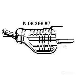 Задний глушитель VEGAZ RK1D4 9 1437854790 os639ebern
