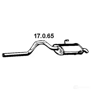 Задний глушитель VEGAZ 1437855027 rs280eber 2B 9OGH8