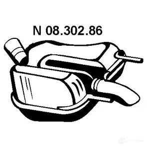 Задний глушитель VEGAZ 1439110699 I CN7QQN os593eber изображение 0