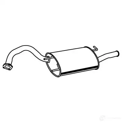 Задний глушитель VEGAZ W1 HSVK 1437899525 mis107