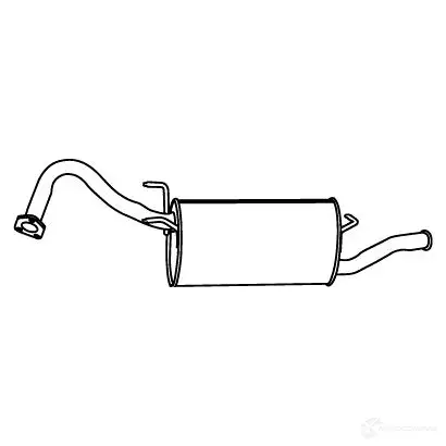 Задний глушитель VEGAZ 1437855003 A 10QJS mis116