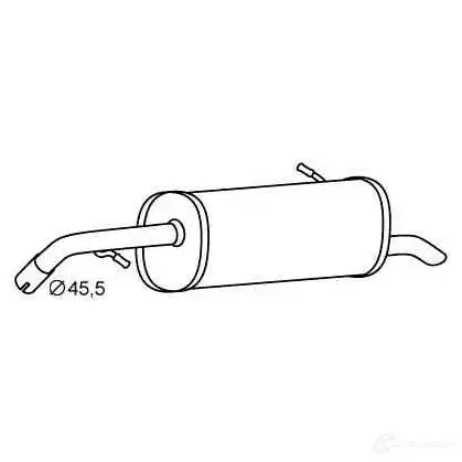 Задний глушитель VEGAZ ZIJ 8NPJ cs269 1437900318 изображение 0