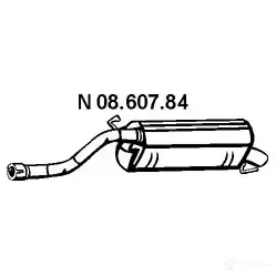 Задний глушитель VEGAZ 1437901800 7KZ 03Z os672ebern