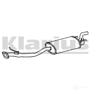 Задний глушитель VEGAZ 8F5 7P9J 1439110803 hos115