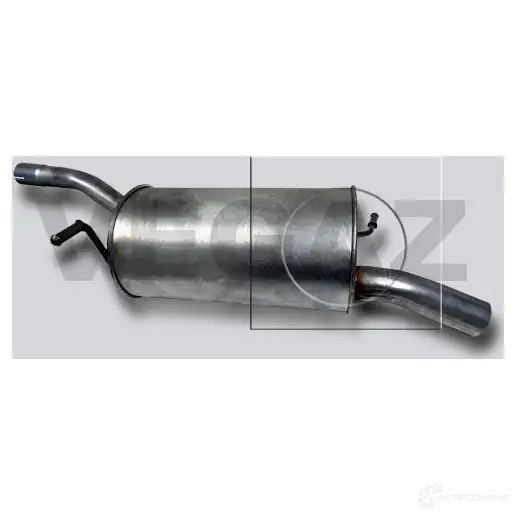Задний глушитель VEGAZ ZYT KP1 1437899999 cs272