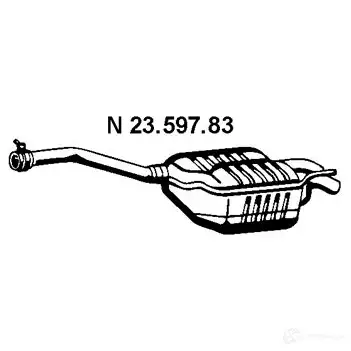 Задний глушитель VEGAZ ms281ebern TN UOTE3 1437899020
