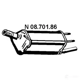 Задний глушитель VEGAZ 1437901780 os722eber P1CR2 X изображение 0