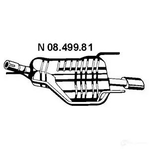 Задний глушитель VEGAZ UI 06MZJ 1437899005 os642eber
