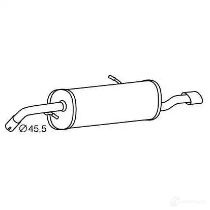 Задний глушитель VEGAZ pgs357 5 S0NQ 1437856813 изображение 0
