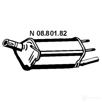 Задний глушитель VEGAZ CJBG KV 1437900445 os578eber