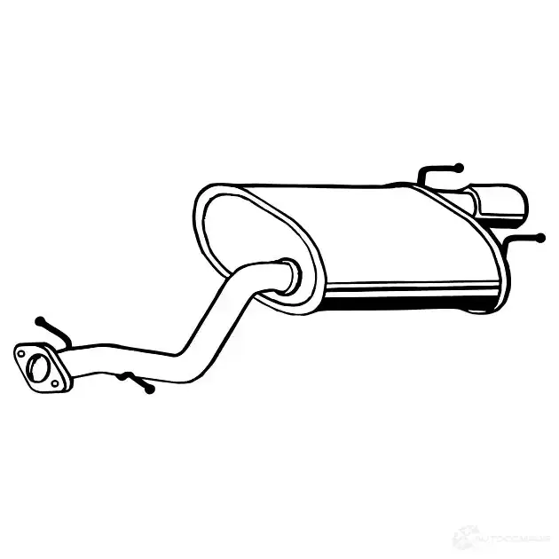 Задний глушитель VEGAZ ts323 1437858655 LR1L XF4