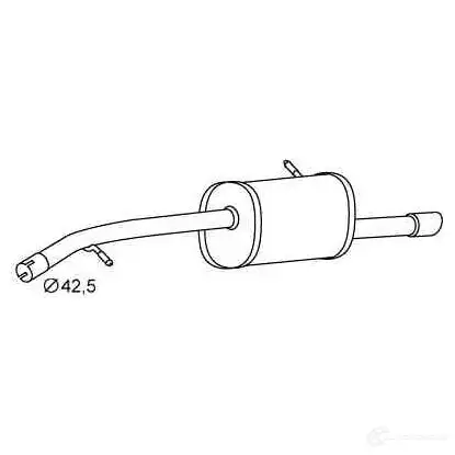 Задний глушитель VEGAZ pgs466 1437856954 M O4WXAD изображение 0