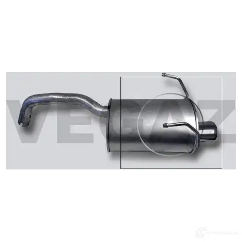 Задний глушитель VEGAZ 1437897911 J9IFMU T fts371