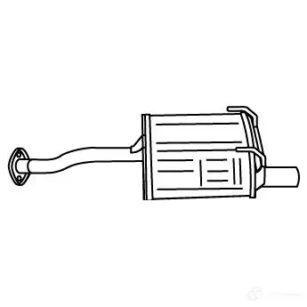 Задний глушитель VEGAZ XW3X2 Y 1437898825 hos100