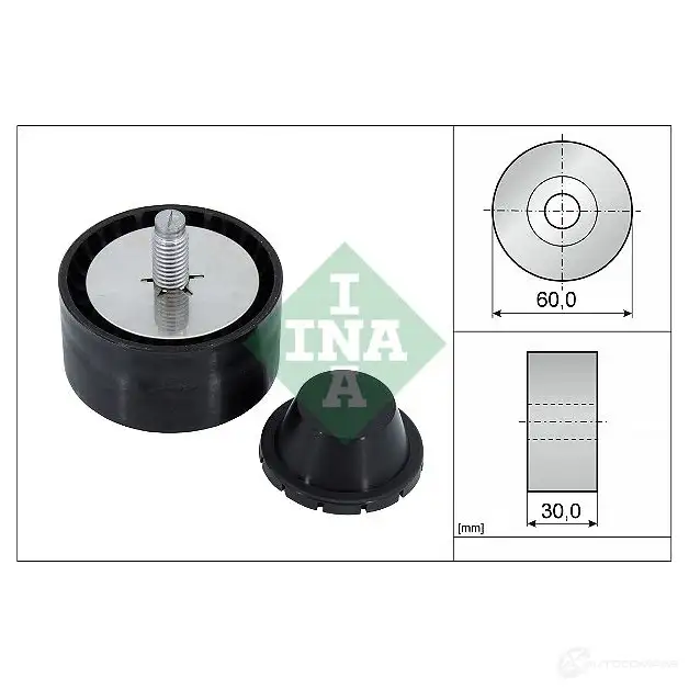 Обводной ролик приводного ремня INA 22628 PV 532089010 1436768551 изображение 0
