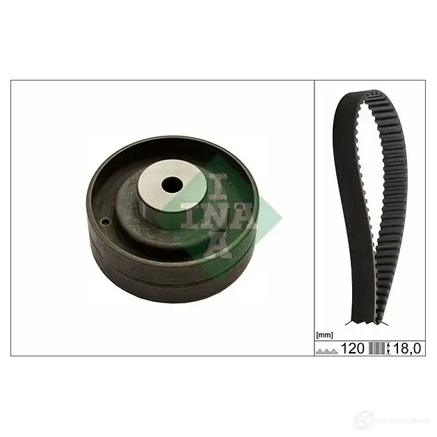 Комплект ремня ГРМ INA UD6GY 3 4005108306548 530015110 1779866