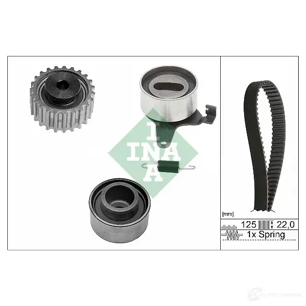 Комплект ремня ГРМ INA EYN5 GM 530042310 1780327 4005108366948