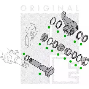 Тормозной вал PE AUTOMOTIVE 33IDN 49 842 773470 2313-08777-0266-01 изображение 0