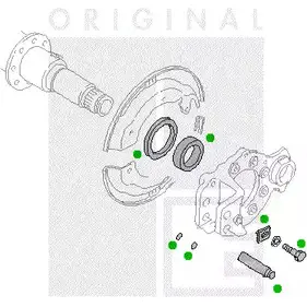 Крепление тормозных колодок PE AUTOMOTIVE 778257 2313-11363-0252-01 SPMBL7 W ZHEC5KS