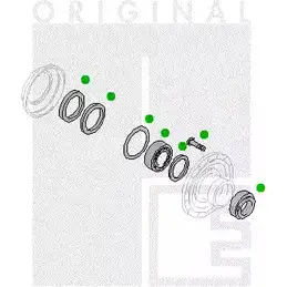 Ступица колеса PE AUTOMOTIVE NPQFRL 4 KVV9L 780319 2313-11887-0248-03