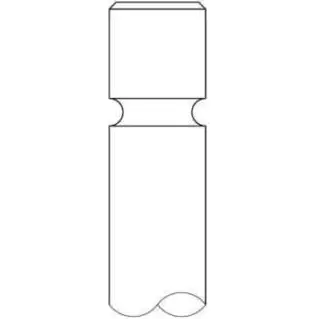 Впускной клапан INTERVALVES 1233072602 3024136 7562130241362 XN8S W2E изображение 0