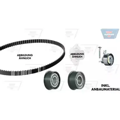 Водяной насос, помпа + комплект зубчатого ремня OPTIBELT WP1011 787617 KT 1024 KT 1024 W1 изображение 0