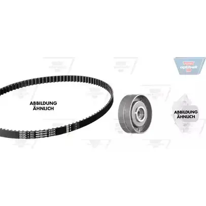 Водяной насос, помпа + комплект зубчатого ремня OPTIBELT KT 1171 W1 KT 1171 787768 WP1057 изображение 0