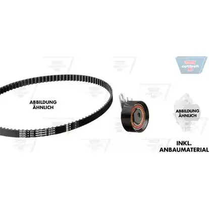 Водяной насос, помпа + комплект зубчатого ремня OPTIBELT 787812 KT121 8 WP1070 KT 1218 W2 изображение 0