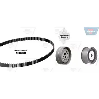 Водяной насос, помпа + комплект зубчатого ремня OPTIBELT 787863 ZRK1279 KT 1261 KT 1261 W1