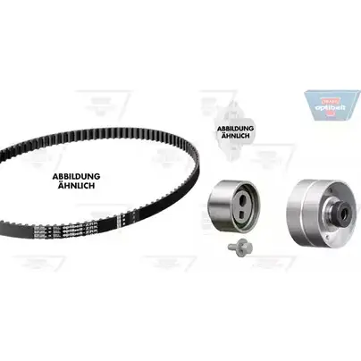 Водяной насос, помпа + комплект зубчатого ремня OPTIBELT KT 1350 W1 787966 WP1089 K T1350