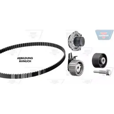 Водяной насос, помпа + комплект зубчатого ремня OPTIBELT WP1118 KT1 400 KT 1400 W1 788034 изображение 0