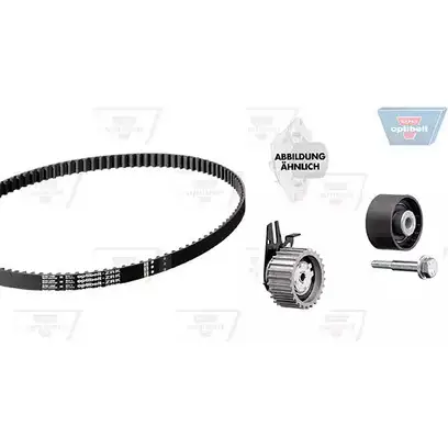 Водяной насос, помпа + комплект зубчатого ремня OPTIBELT KT 1404 KT 1404 W2 ZRK 1113 788042