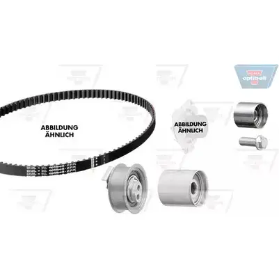 Водяной насос, помпа + комплект зубчатого ремня OPTIBELT KT 1432 W1 WP1128 KT143 2 788077 изображение 0