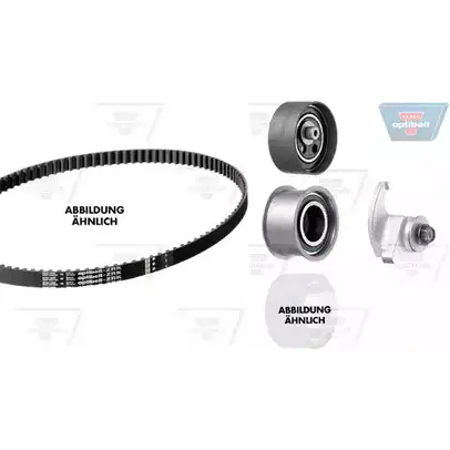 Комплект ремня ГРМ OPTIBELT 788144 KT 1498 T747C16 ZRK122 9 изображение 0