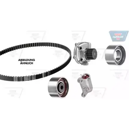Водяной насос, помпа + комплект зубчатого ремня OPTIBELT KT 1503 W1 WP1077 788151 KT15 03